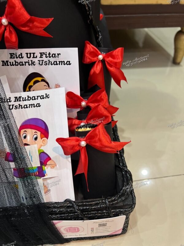 Black Eid Basket for Him - Image 3