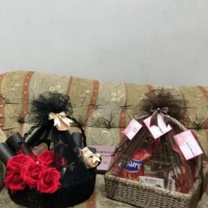 Birthday Surprise wrapped in cute Baskets