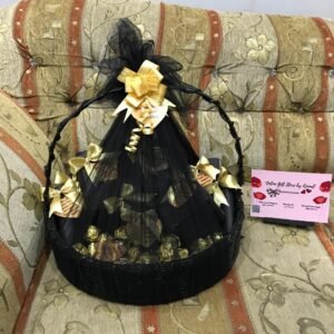 Birthday Gift wrapped in Basket