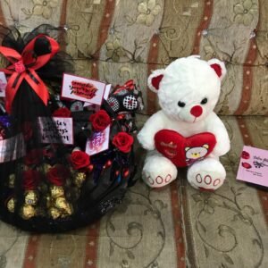 Customized Best Wishes Beautiful Basket Gift