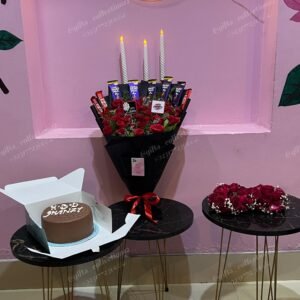 Birthday Cake & Roses Gift