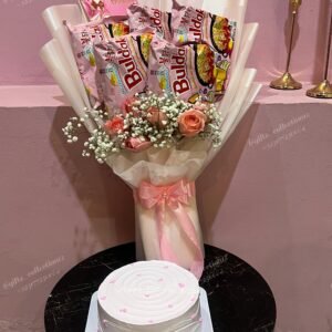 Birthday Cake & Bouquet Gift Set