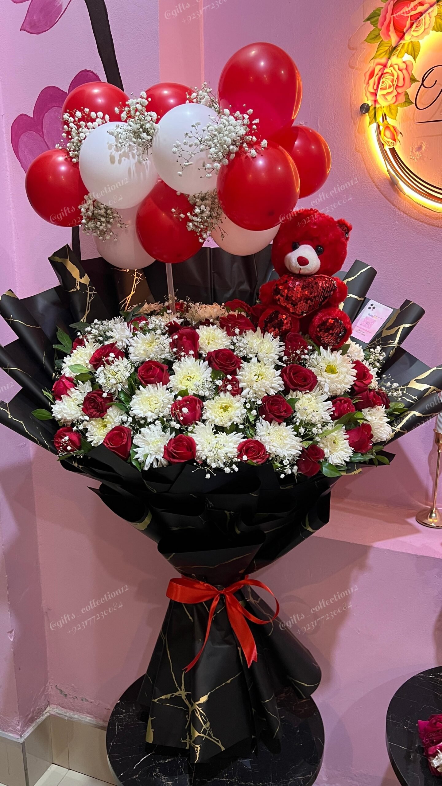Birthday Cake & Flowers Gift - Image 5