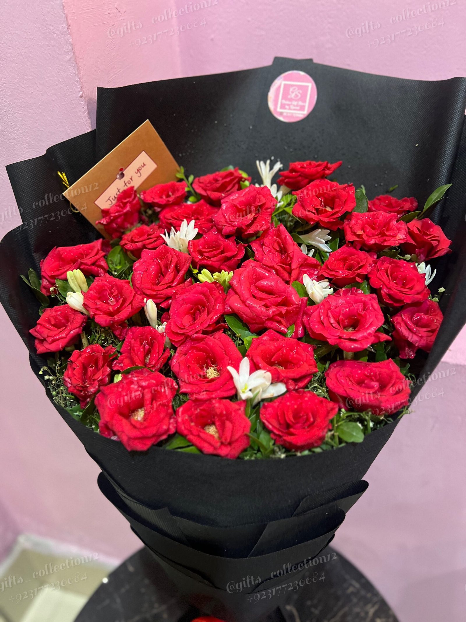 Sweet Birthday Cake & Bouquet - Image 4
