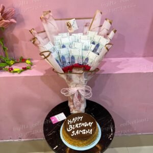 Birthday Cake & Bouquet Gift Set